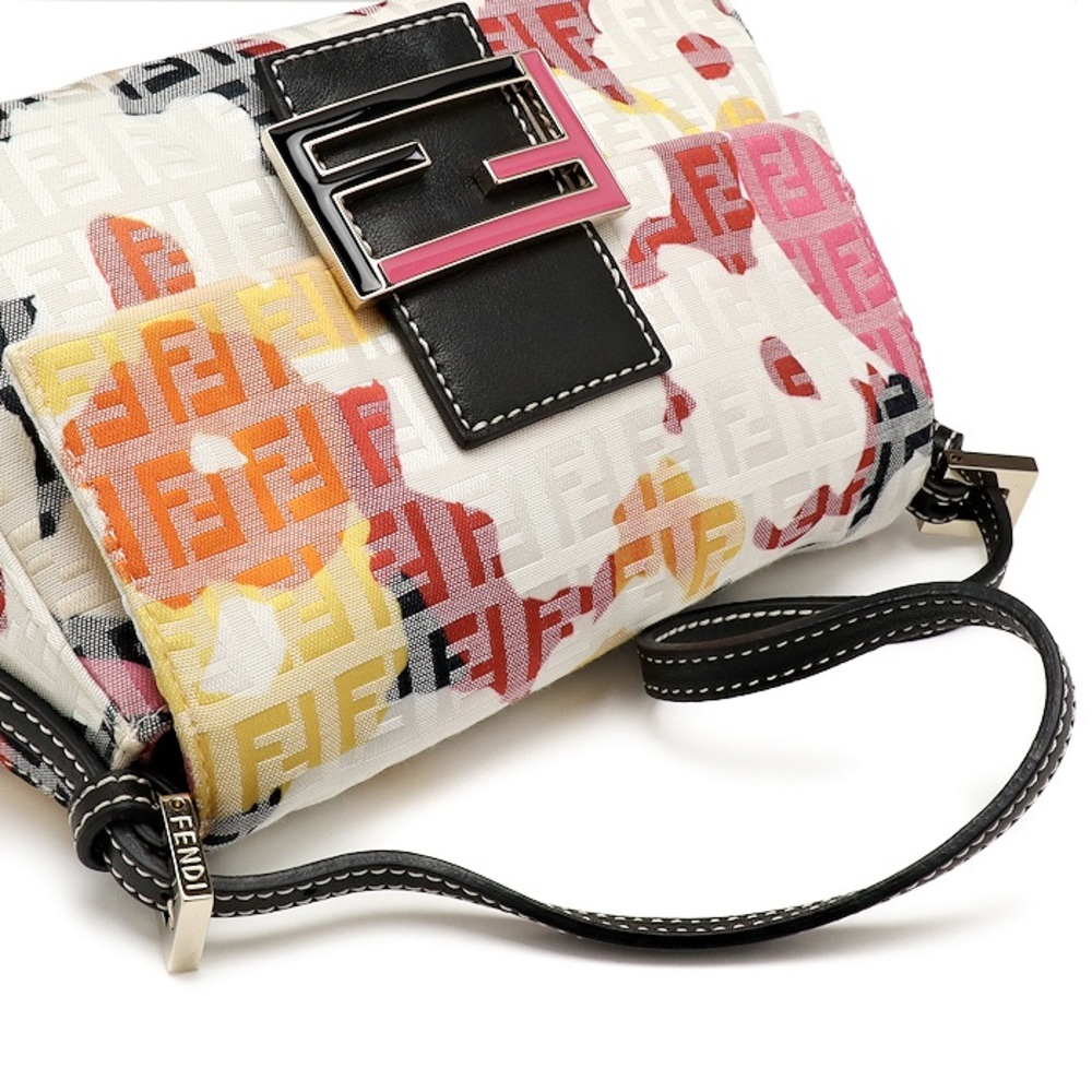 FENDI RARE vintage multicolor zucchino vitello floral mini - Picture 7 of 10